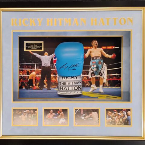 Ricky Hitman Hatton Signed Boxing Glove