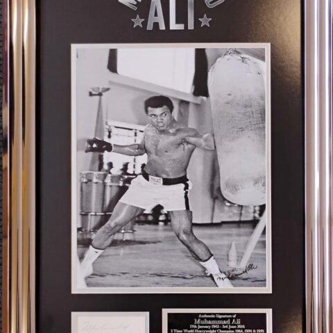 Signature of Muhammad Ali