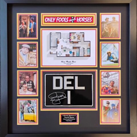 Signed by David Jason DEL 1 Number Plate