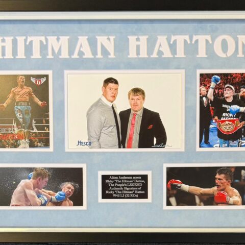 Signature supplied for a customers own photograph & frame to add to his picture with Ricky Hatton