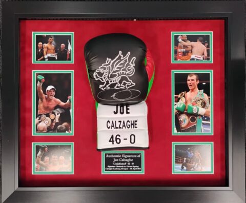 Joe Calzaghe Signed Glove  £329