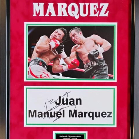 Signed Jaun Marquez Autograph