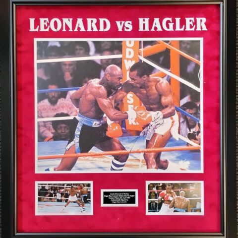 Signed Photo by Sugar Ray Leonard
