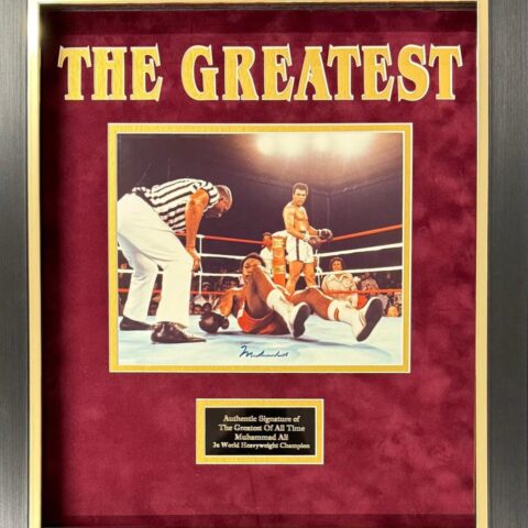 Muhammad Ali 'The Greatest' Signed Photo in Frame