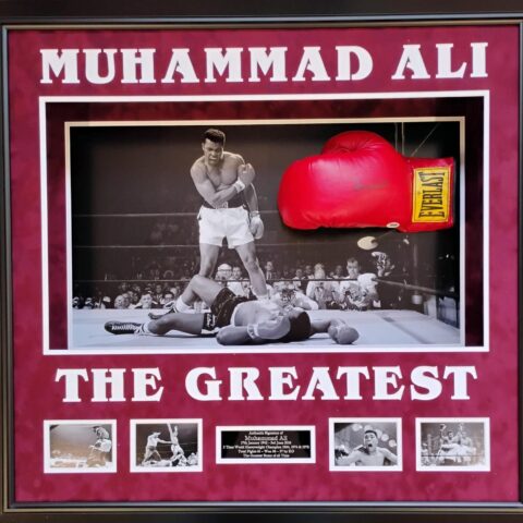 Muhammad Ali Signed Glove (COA PSA DNA)