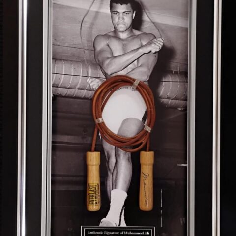 Muhammad Ali Signed Skipping Rope
