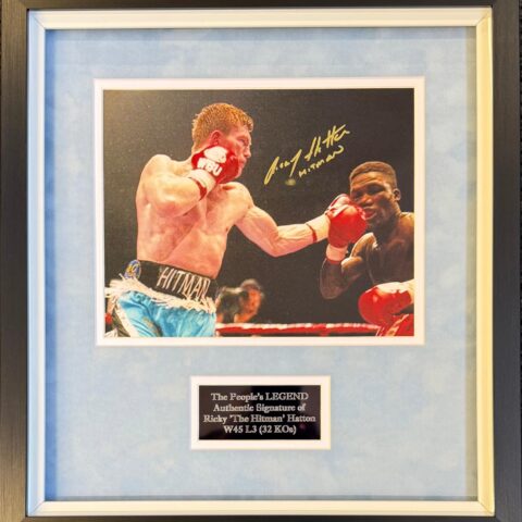 Signature of Ricky Hatton