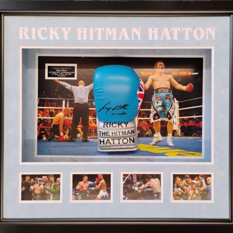 Signed & Framed Ricky Hatton Glove