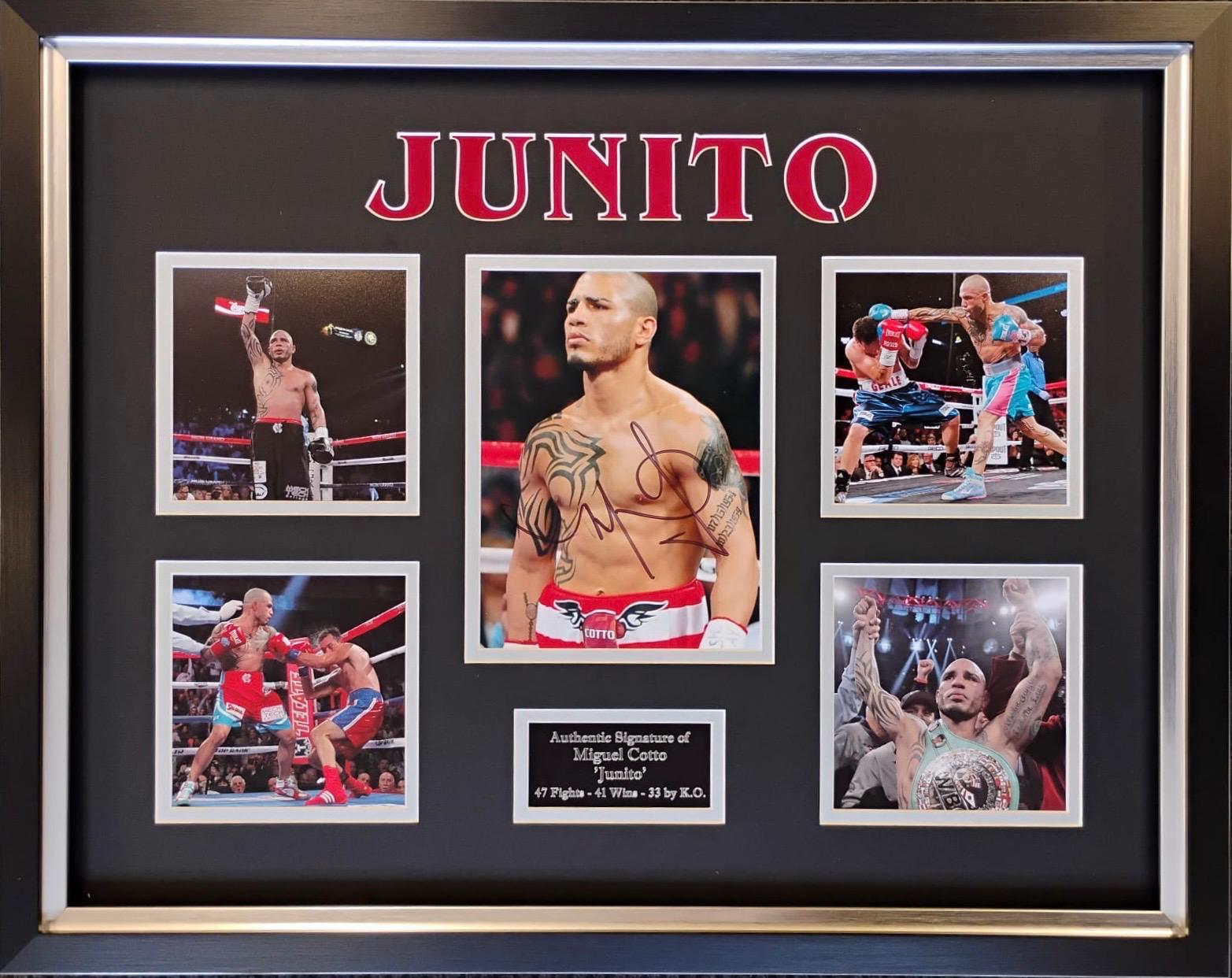 Miguel Cotto Signed Photo