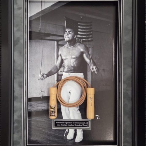 Muhammad Ali Signed Skipping Rope