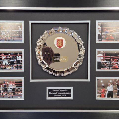Framed Championship Boxing Salver