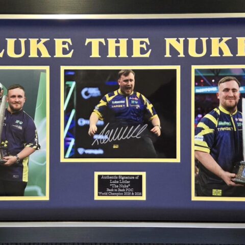 Luke 'The Nuke' Littler Signed Photo