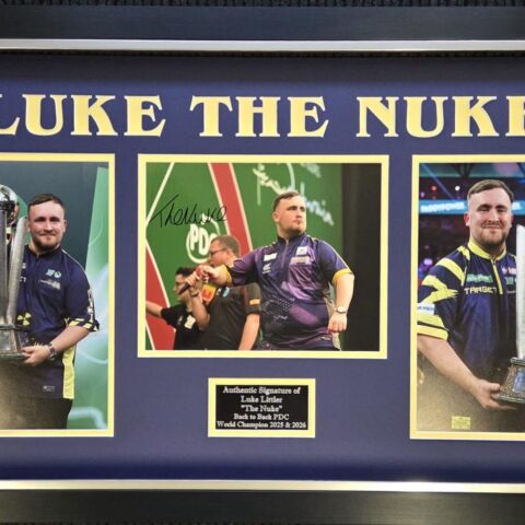 Luke Littler Signed Photo